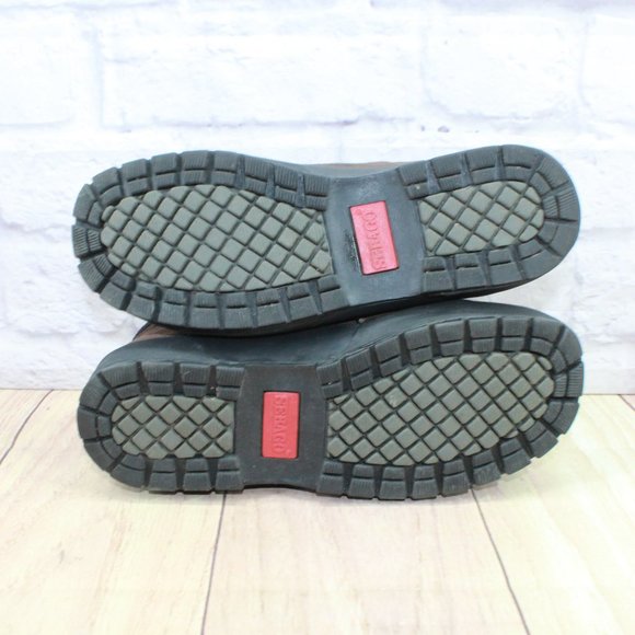 Sebago Brown Leather Waterproof Outdoor Work Hike Tie Boots Size 8.5 M - Picture 9 of 9